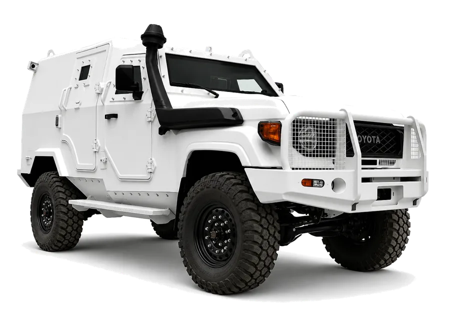 Armored Toyota Land Cruiser 79 Cash-in-Transit — Cash in transit