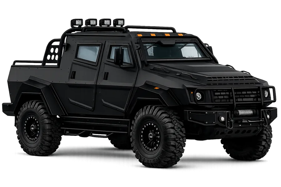 Armored Tactical pickup 4×4 Escort and patrol — Special purpose / tactical