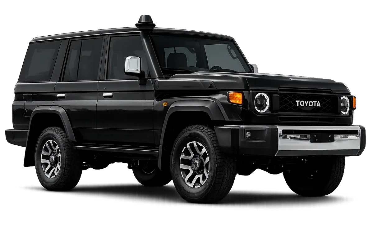 Armored Toyota Land Cruiser 76 for NGOs